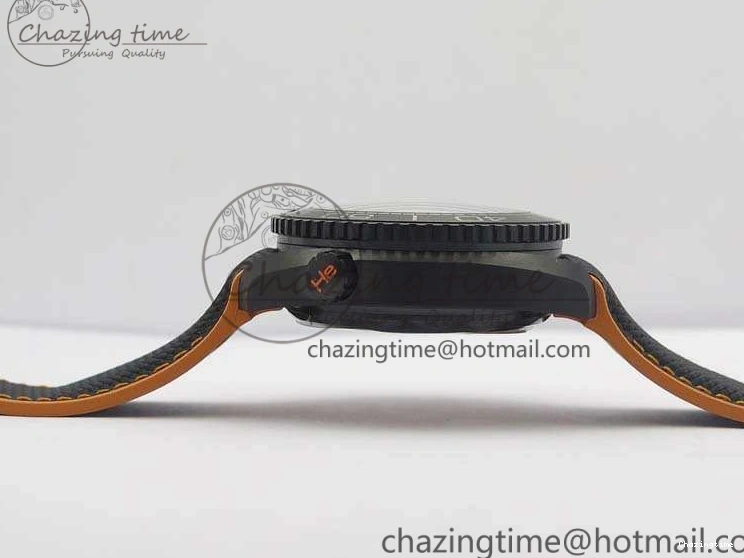 1230 Planet Ocean Master Chronometer Chrono DLC OM 1:1 Best Edition Black Dial On Nylon Strap A Chic 8103